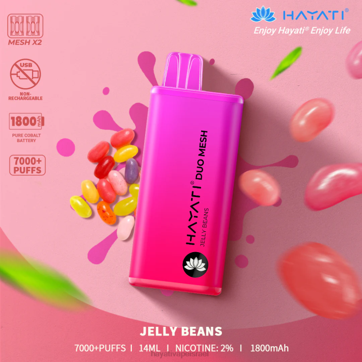 Hayati Jerusalem - Hayati Duo Mesh חַד פַּעֲמִי 848P172 סוכריות ג'לי