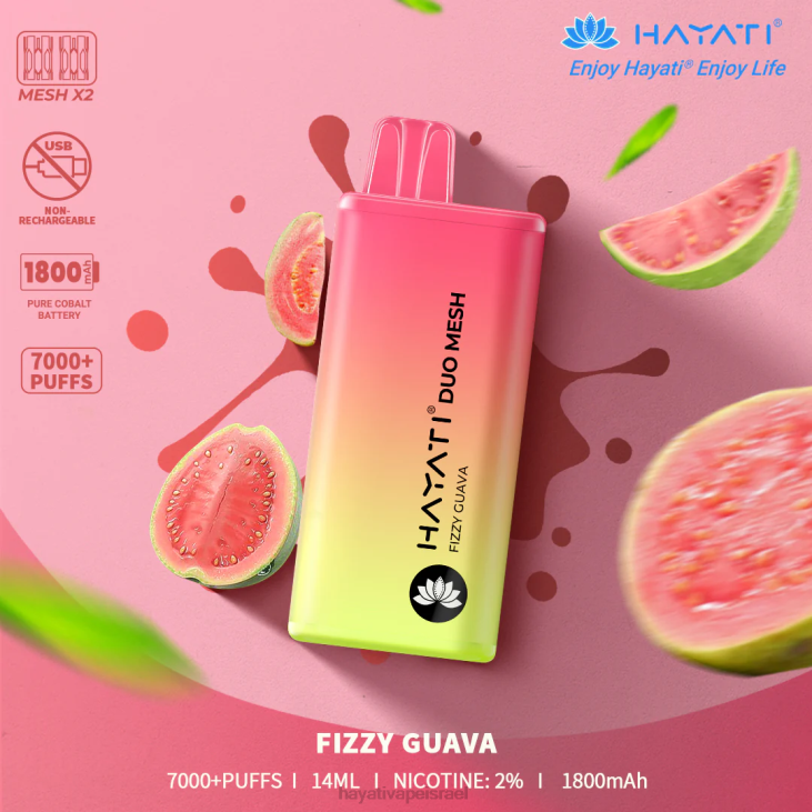 Hayati Store Israel - Hayati Duo Mesh חַד פַּעֲמִי 848P169 גויאבה תוססת