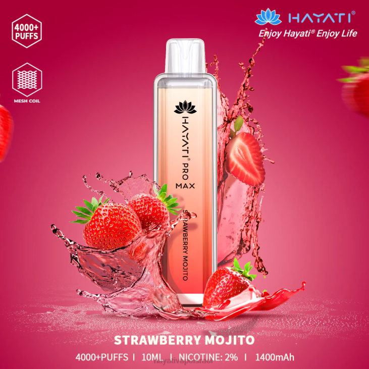 Hayati Israel - Hayati Pro Max חַד פַּעֲמִי 848P121 מוחיטו תות