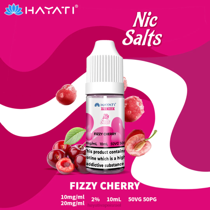 Hayati Vapes Wholesale - Hayati Pro Max מלחים נחמדים 848P238 דובדבן תוסס
