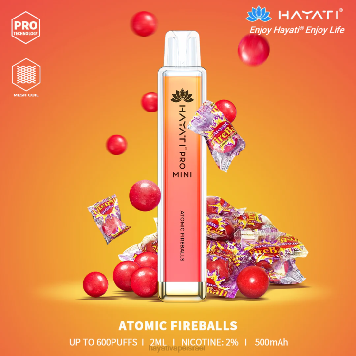 Hayati Israel - Hayati Pro Mini חַד פַּעֲמִי 848P1 כדור אש אטומי