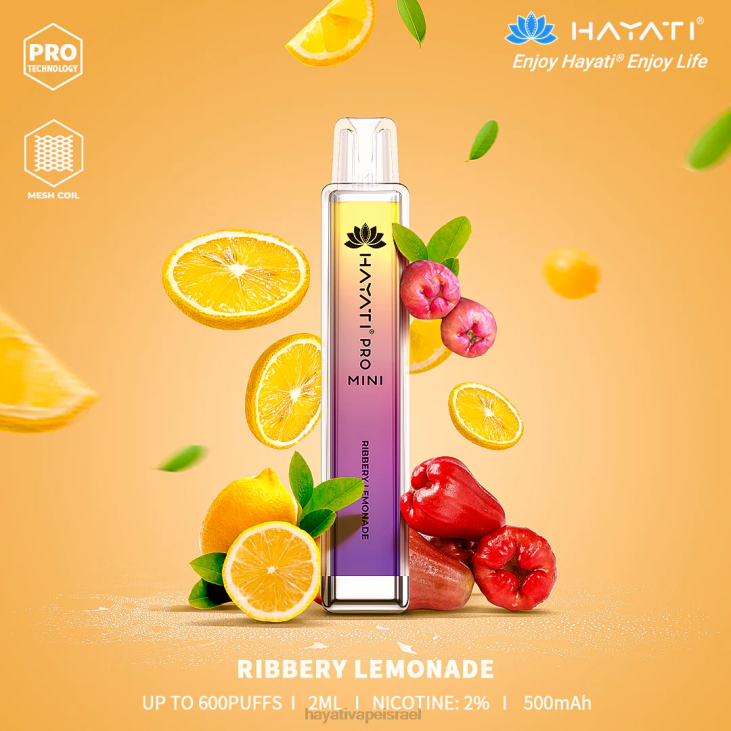 Hayati Vape Price - Hayati Pro Mini חַד פַּעֲמִי 848P20 לימונדה ריבתית
