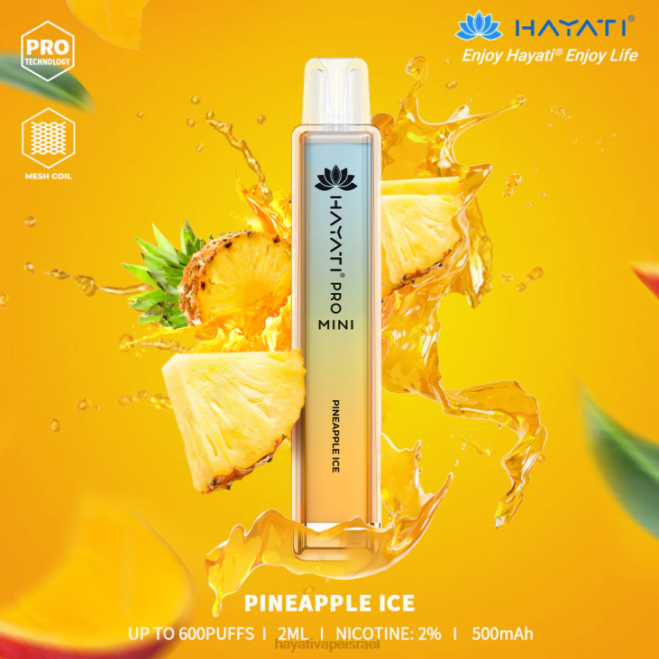 Hayati Vape Review - Hayati Pro Mini חַד פַּעֲמִי 848P17 קרח אננס