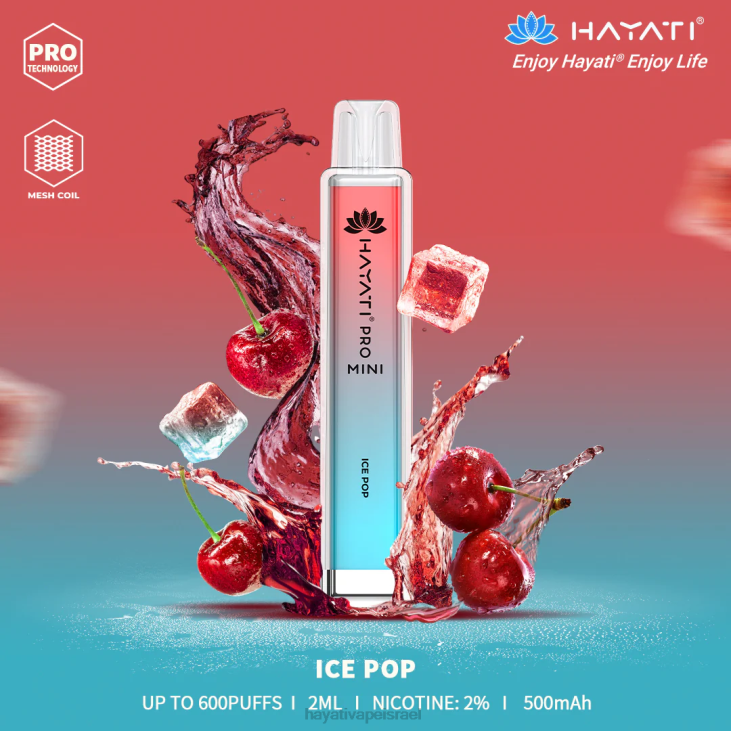 Hayati Vapes Wholesale - Hayati Pro Mini חַד פַּעֲמִי 848P18 פופ קרח