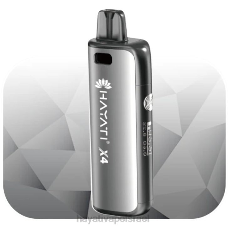 Hayati Vape Price - Hayati X4 מערכת פודים ניתנת למילוי חוזר 848P60 אפור חצות