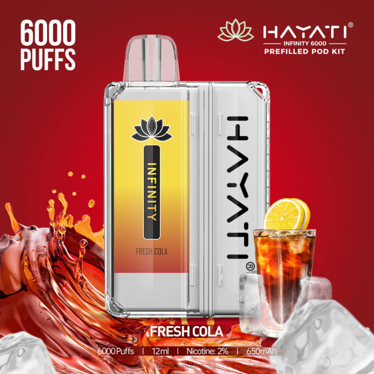 Hayati Store Israel - Hayati Infinity 6000 ערכות פוד 848P149 קולה טרייה